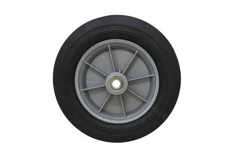 Shepherd Hardware 9654 12 Inch x 2-5/8 Inch Hand Truck Replacement Wheel with Solid Cushioned Rubber Tire and Polypropylene Hub