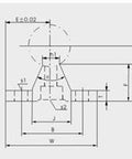 12mm 55 Rail Guideway System Linear Motion - VXB Ball Bearings
