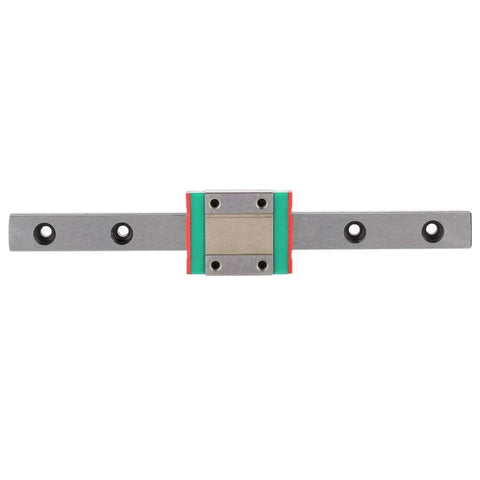 Miniature 12mm Wide Linear Rail Guide With Ball Retainer And Built In Lubrication System, 150mm Travel Length