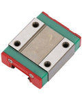 Beefy Miniature Linear Rail Guide With 12mm Width Slide Block Ball Retainer And Lubrication System 4-Point Contact Load Bearing