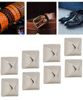 12mm Pyramid Studs Four Jaw Rivets For Clothing Bags Leather Shoes Craft, silver pyramid studs and leather accessories