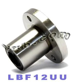 12mm Round Flanged Bushing Linear Motion LBF12UU - VXB Ball Bearings