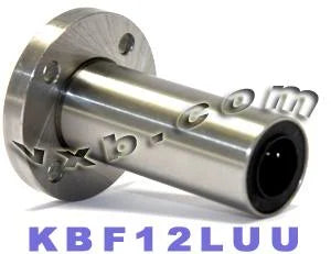 12mm Round Flanged Long Bushing Linear Motion LBF12LUU - VXB Ball Bearings
