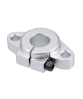 12mm Shaft Support SHF12 Flange Mount Linear Guide Blocks for CNC and 3D Printer, Pack of 2, aluminum flange with mounting holes