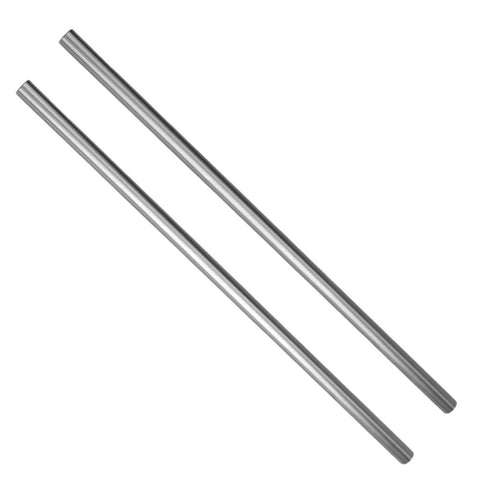 2Pcs 12mm x 200mm Linear Rail Rod Shafts, case hardened chrome plated C45 carbon steel linear motion guides for CNC and 3D printers