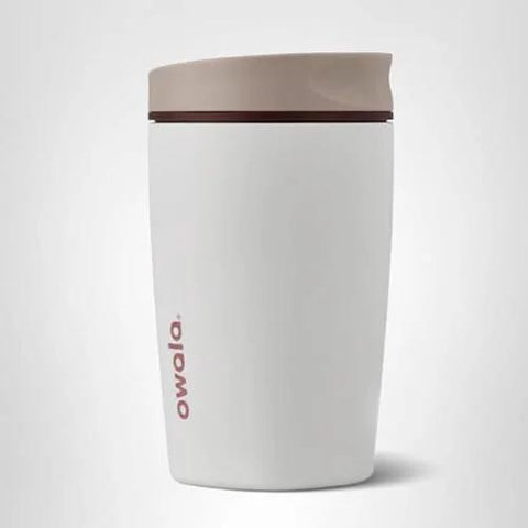 Keep coffee hot or iced on the go with this 12 oz insulated stainless steel tumbler featuring a leak-proof SmoothSip slider lid.