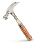 12 Oz Straight Rip Claw Hammer With Smooth Face And Genuine Leather Grip For Framing Carpentry Demolition And Woodworking Made In USA From Forged Steel Pro Grade Hand Tool For Precision Strikes And Durable Performance