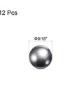 Top Notch 12 Pcs Precision Balls Nine Sixteenth Inch Diameter G10 Chrome Steel Bearing Balls for industrial use shown