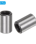 Front view of 12pcs LM4UU Linear Ball Bearings, 4mm Bore Dia, 8mm OD, 12mm Length, for CNC machines and 3D printers, 12-pack showcased