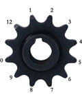High Speed 12T Sprocket Kit With Five Eighth Inch Bore And Spacer For Twenty To Thirty CVT Mini Bike Go Kart Chains Forty Forty One