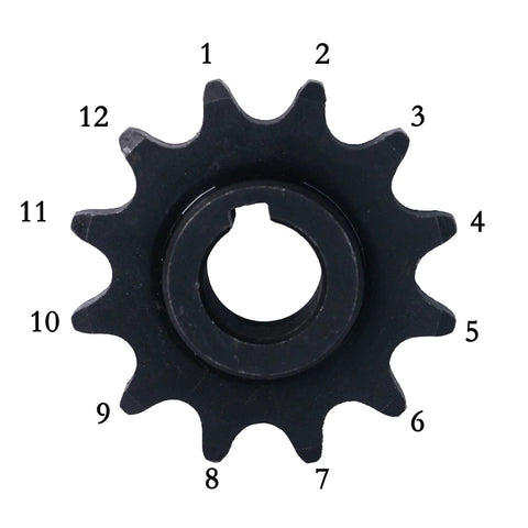 High Speed 12T Sprocket Kit With Five Eighth Inch Bore And Spacer For Twenty To Thirty CVT Mini Bike Go Kart Chains Forty Forty One