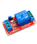 Image of a 12V 1 Channel Relay Module With Optocoupler Isolation High Or Low Level Trigger Easy Plug And Play for Arduino Raspberry Pi.