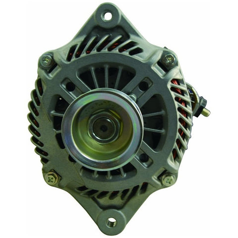Front view of New 12V 110 Amp Automotive Alternator For Saab And Subaru Vehicles Drop In Replacement For The Impreza WRX STI