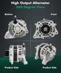 Alternator Replacement for Scion FR-S 2.0L 2013-2016, Subaru BRZ 2.0L 2013-2015, Toyota 86 2.0L 2017-2019, 360-degree view