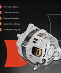 Beefed Up 12V 130A Alternator For Scion FRS 2013 2016, Subaru BRZ 2013 2016, And Toyota 86 2017 2019, 2.0L H4 Engine, Six Groove Pulley