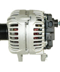 Side view of 12V 136A Alternator Replacement For Dodge Ram 2500 2006-2009 And Ram 3500 2006-2008 External Regulator Clutch Pulley