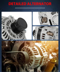 12V 160A Alternator Replacement For Dodge Journey 2.4L 2009 To 2019 And 3.5L 2009 To 2010 And 3.6L 2011 installed view