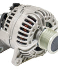 12V 180A Clockwise Alternator Replacement For Dodge Ram 2500 2007 2008 2009 2010 And Ram 3500 2007 2008 2009 2010 External Regulator Clutch Pulley 2.469 Inch OD Replaces 334-2751 ABO0396 ABO0396-180 0124525129