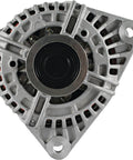 Front view of 12V 180A Clockwise Alternator Replacement For Dodge Ram 2500 2007 2008 2009 2010 And Ram 3500 2007 2008 2009 2010 External Regulator Clutch Pulley 2.469 Inch OD Replaces 334-2751 ABO0396 ABO0396-180 0124525129