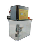 Front view of 12V 2L Lubrication Oil Pump with Display, Automatic CNC Central Grease Lubrication System for Industrial Machines