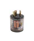 12V 3 Pin LED Flasher Relay For Cars, Heavy Duty Round Turn Signal Blinker, Universal 3 Prong Hazard Light Flasher