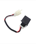 12V 3 Pin LED Flasher Relay for Turn Signals to Fix Hyper Flash Problems with extension line, black rectangular design