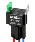 12V 30A Fuse Relay Switch Kit With 4 Pin SPST Relay And Built In 30A Blade Fuse, Beefed Up 14 AWG Wires