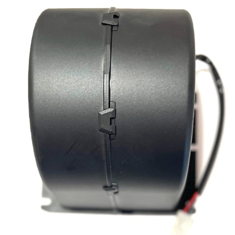 Side view of High Performance 335 CFM Single Wheel Centrifugal Blower For 12 Volt HVAC And Rear Air Circulation In Vans And RVs