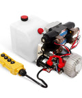 12V DC 4.5Liter Reservoir Hydraulic Power Pump Double Acting 4 Way Unit Hydraulic Pump Hydraulic Power Pack with remote