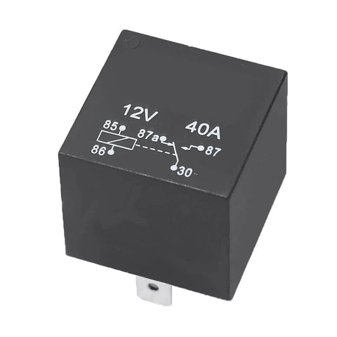 Power Trim And Tilt Relay Replacement Kit Pack Of 2 For 12 Volt Marine Outboard Motors With 30 Amp, Replaces 582195 582472 582473 584416 586147 586224, Drop In Fit For Johnson Evinrude OMC And Other Brands - 12V relay close-up
