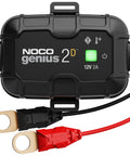 Front view of 2A 12V Smart Onboard Battery Charger Maintainer Desulfator With Overcharge Protection And Temperature Compensation