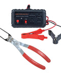 Automotive Relay Tester With Puller For 12V Cars And Trucks, diagnostic tool with battery clips, LED status alerts visible