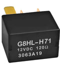 12V DC Automotive Relay Pack Set Of 2 For Honda Accord Civic CR V And Acura MDX From 2003 Through 2014 For AC Headlights Horns Fans