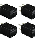 Beefy 12V DC SPNO Relay 20A High Temperature Up To 125C For Automotive And Off Road Fans Four Pack Rugged For RZR Slingshot Ranger