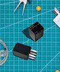 Beefy 12V DC SPNO Relay 20A High Temperature Up To 125C for automotive and off road fans four pack rugged on cutting mat