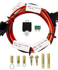 12V Electric Fuel Pump Relay Kit 40 Amp Waterproof Heavy Duty with long wires and connectors for cars and trucks.