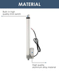 Heavy Duty 12V Electric Linear Actuator With 300mm Stroke And Mounting Bracket, 900N Max Lift, showing aluminum alloy body