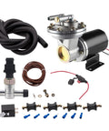 Powerful 12V Electric Vacuum Pump Kit For Brake Boosters With Installation Kit And All Hardware 18 To 22 Inch Vacuum Range