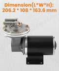 Powerful 12V Electric Vacuum Pump Kit For Brake Boosters With Installation Kit And All Hardware 18 To 22 Inch Vacuum Range
