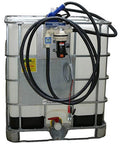 Heavy-Duty 12V Electric Pumping System for IBC Tote with Automatic Nozzle, Tim-Def-6 Membrane Pump, includes stainless steel mounting bracket