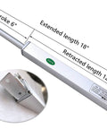 12V linear actuator with limit switch, 6 inch stroke, extends to 18 inches, retracts to 12 inches, ideal for compact spaces 