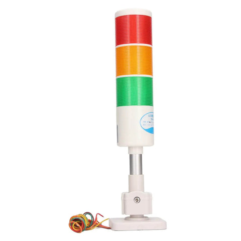 LED Stack Tower Lights 12V Industrial Signal Warning Lamp With Aluminum Alloy Base Multi Layer Indicator for CNC Machine Tools