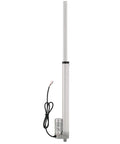 Heavy Duty 12V Electric Linear Actuator With 300mm Stroke And Mounting Bracket, 900N Max Lift, aluminum construction, front view
