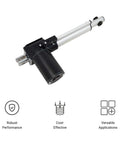 12 Inch Stroke 600 Lb 12V Linear Actuator With Low Current DC Motor For Automotive Medical And Robotics PA-03-12-600 side view
