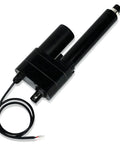 Beefy 12V High Force Linear Actuator With 6 Inch Stroke Delivers Up To 2000 Lbs Push Pull And IP65 Protection For Agriculture Automotive And Industrial Use PA 17 Model From Progressive Automations, black unit with cable.
