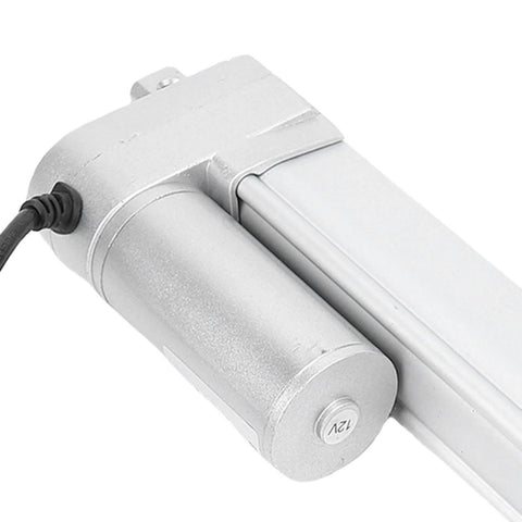 Heavy Duty 12V 200mm Stroke Linear Actuator 1500N For Sofa Bed Lifting System close-up showing aluminum housing and motor