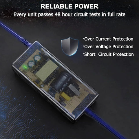 UYGALAXY 12V linear actuator controller module with transparent lid and blue cables