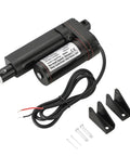 Beefy 12V DC Stroke Linear Actuator with mounting brackets, wires, and bolts, ideal for home automation and furniture lifts