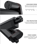 12V Linear Actuator 160LBS 750N with IP65 waterproof rating and mounting brackets, highlighting low noise, IP54 protection, fixed casing