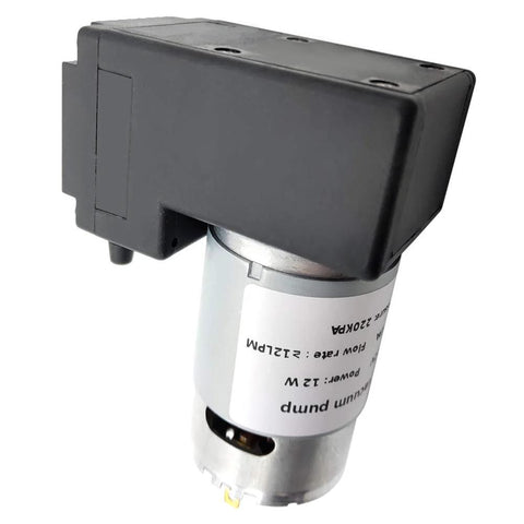 Compact DC 12V Micro Diaphragm Vacuum Pump For Breast Pump Parts Replacement And Vacuum Adsorption Projects With 12 LPM Flow Negative 75 KPa